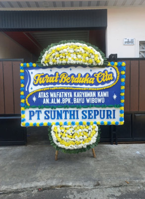 Papan Bunga Duka di Jatinangor